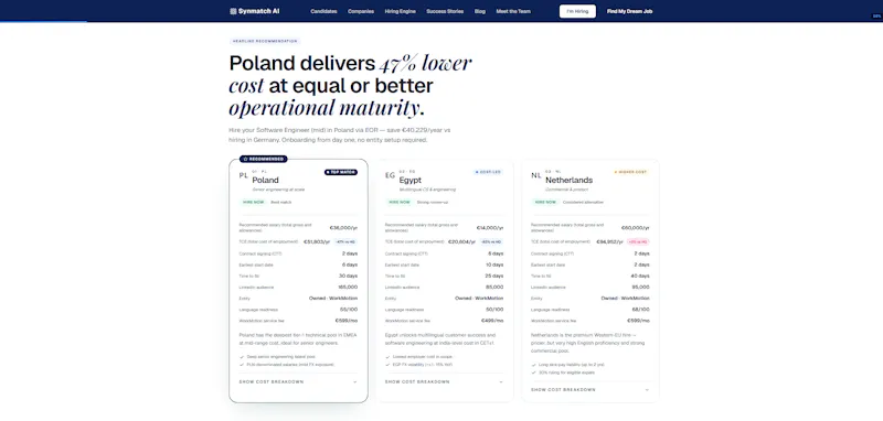 Synmatch AI powered by WorkMotion screenshot 1