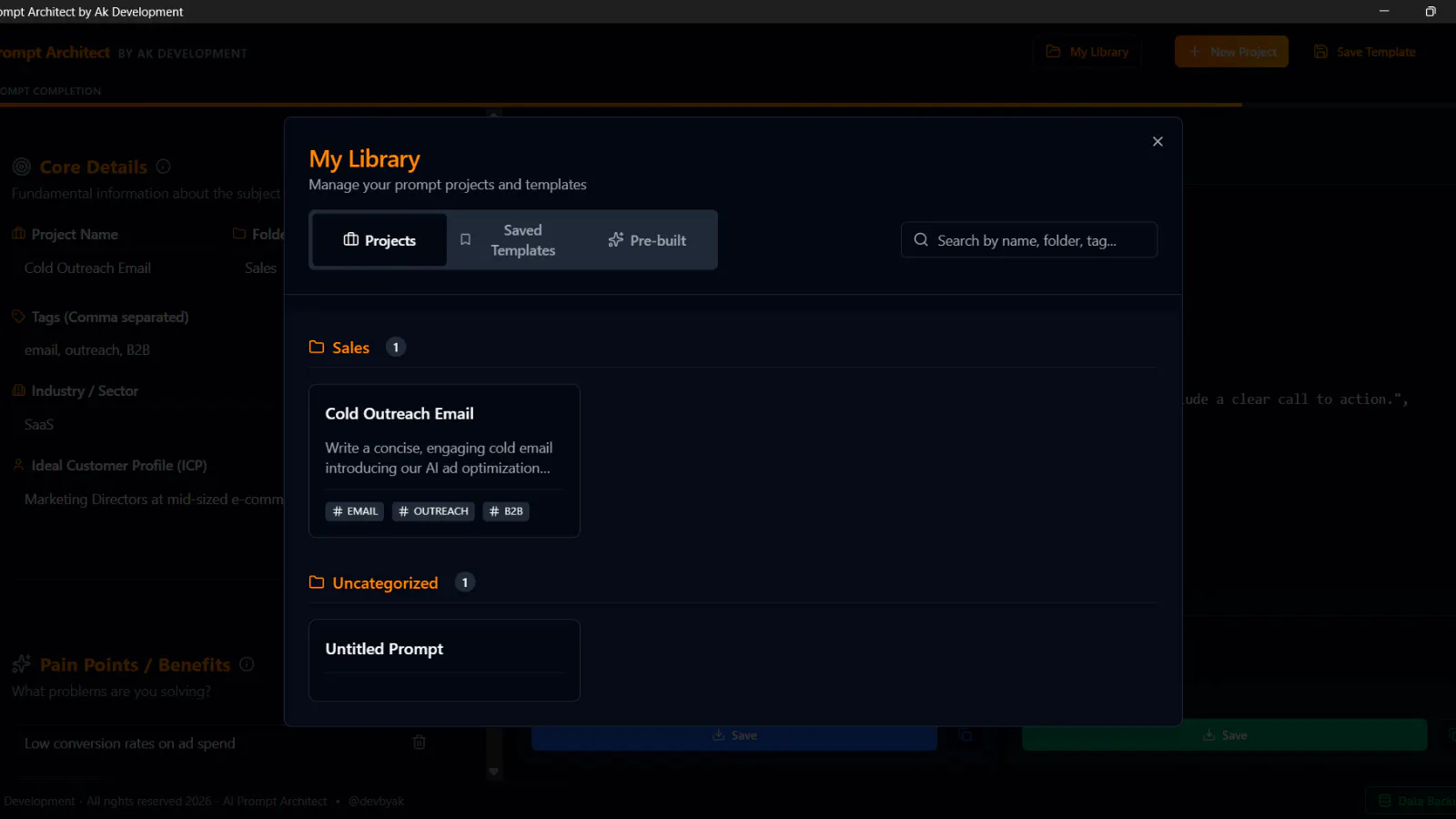 Prompt Architect screenshot 2
