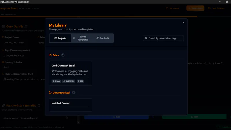 Prompt Architect screenshot 2