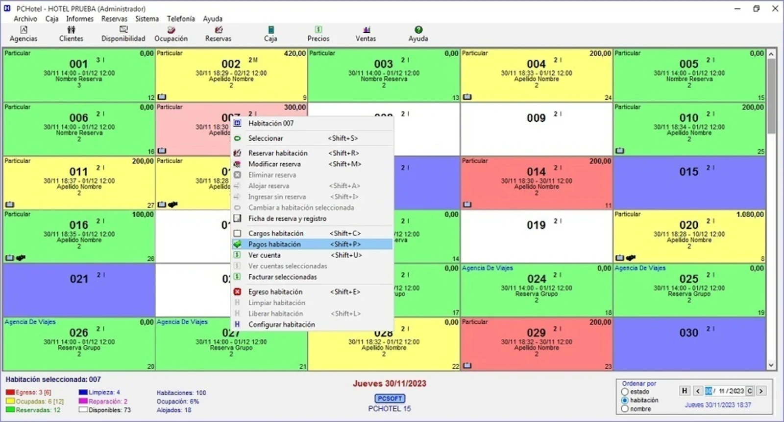 PCHotel - pcsoftsistemas@yahoo.com screenshot 2