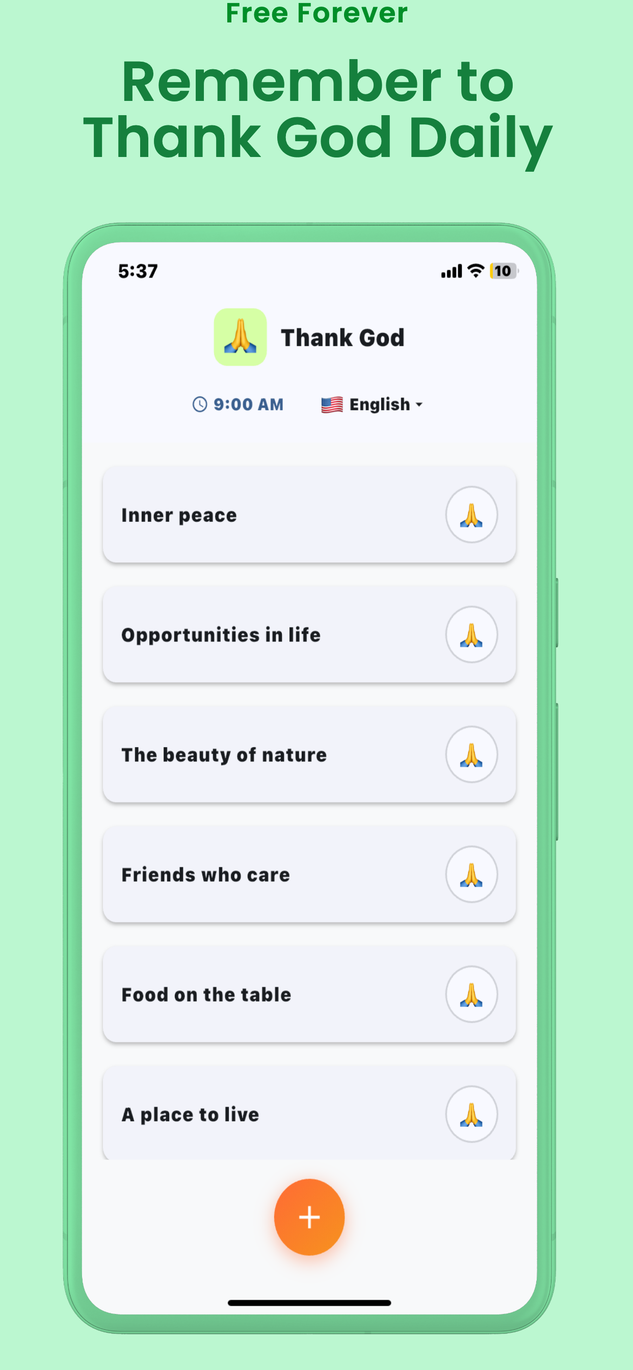 Thank God – Daily Gratitude App gallery image