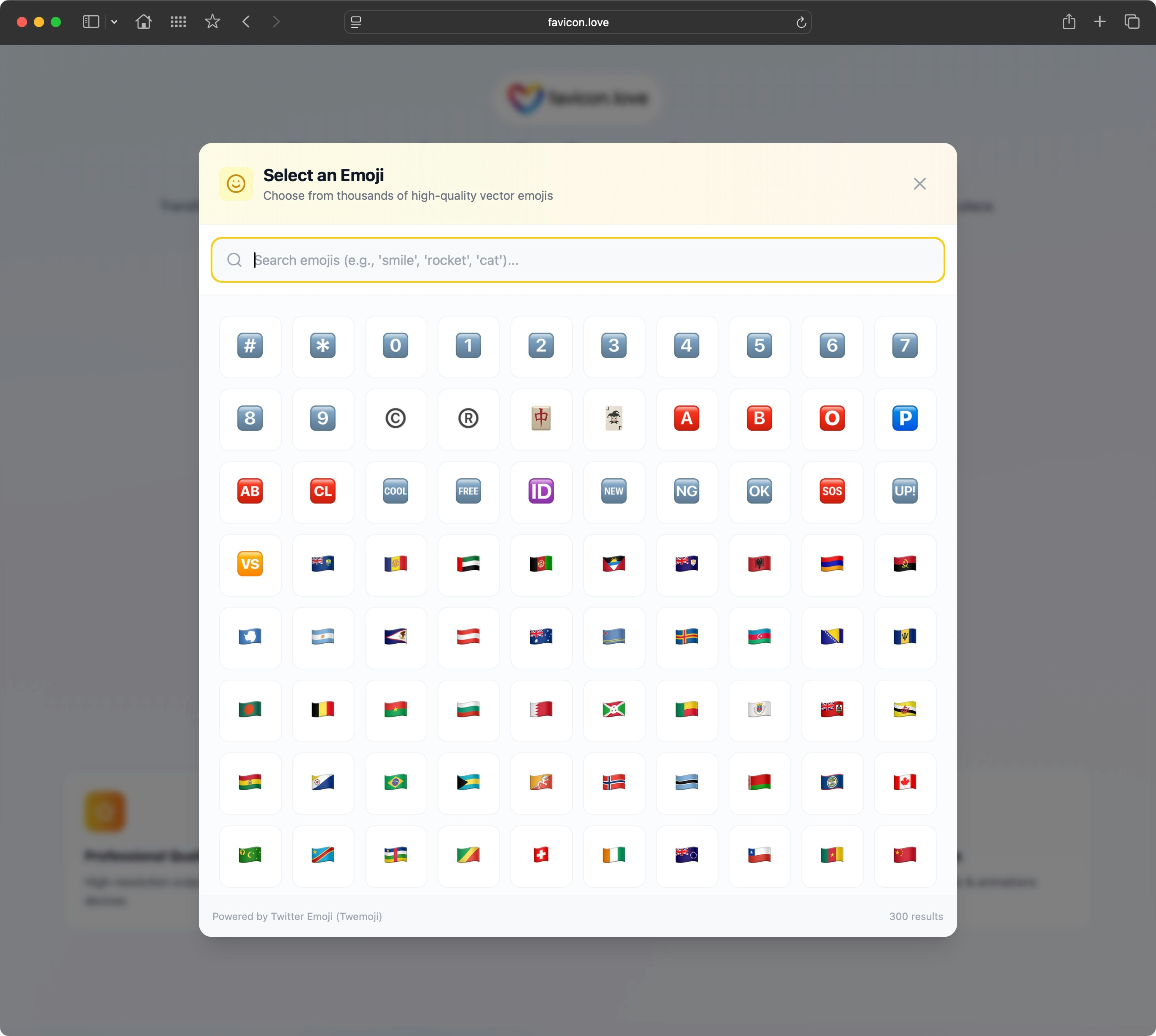 favicon.love - Screenshot 2 showing product features and functionality
