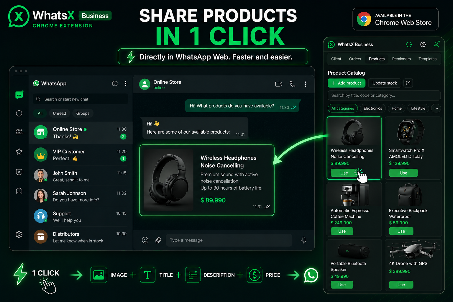 WhatsX: WhatsApp Web CRM & Sales Panel gallery image