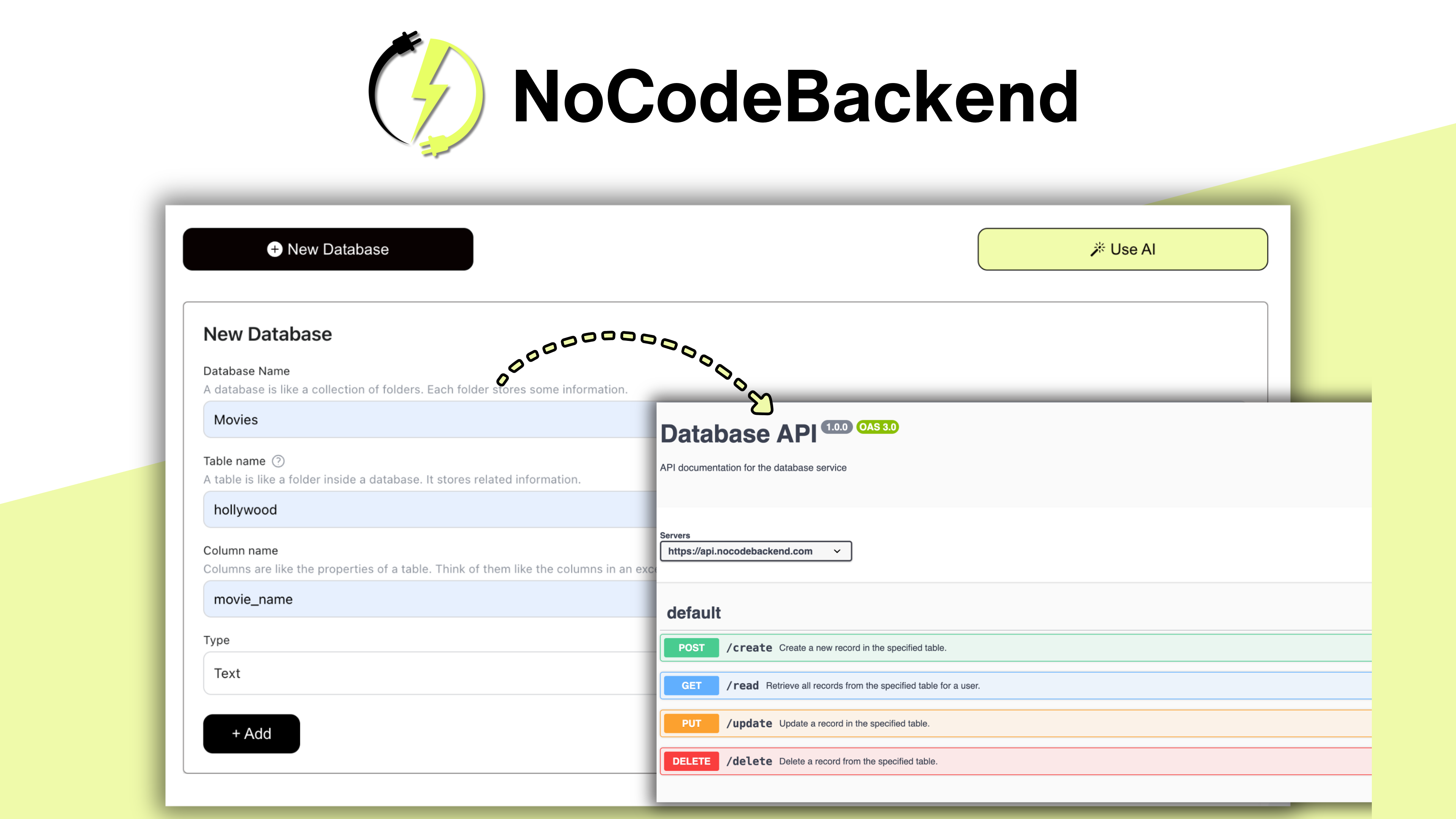 NoCodeBackend