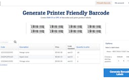 Printable Barcode media 2