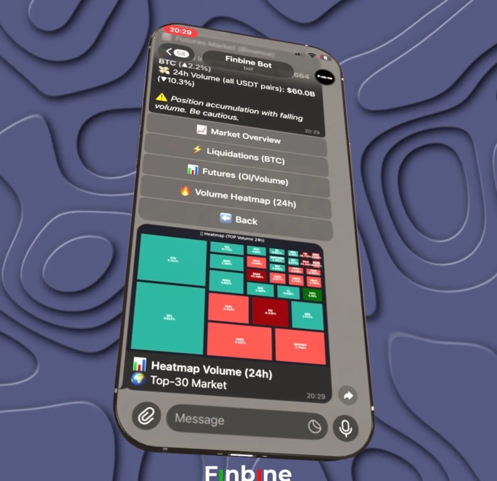 Finbine bot screenshot 3
