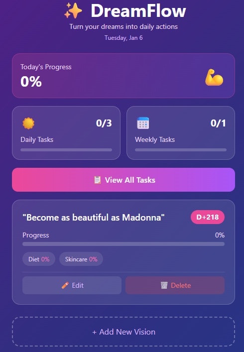 DreamFlow - Product Hunt launch logo