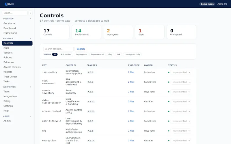 Keel GRC screenshot 4