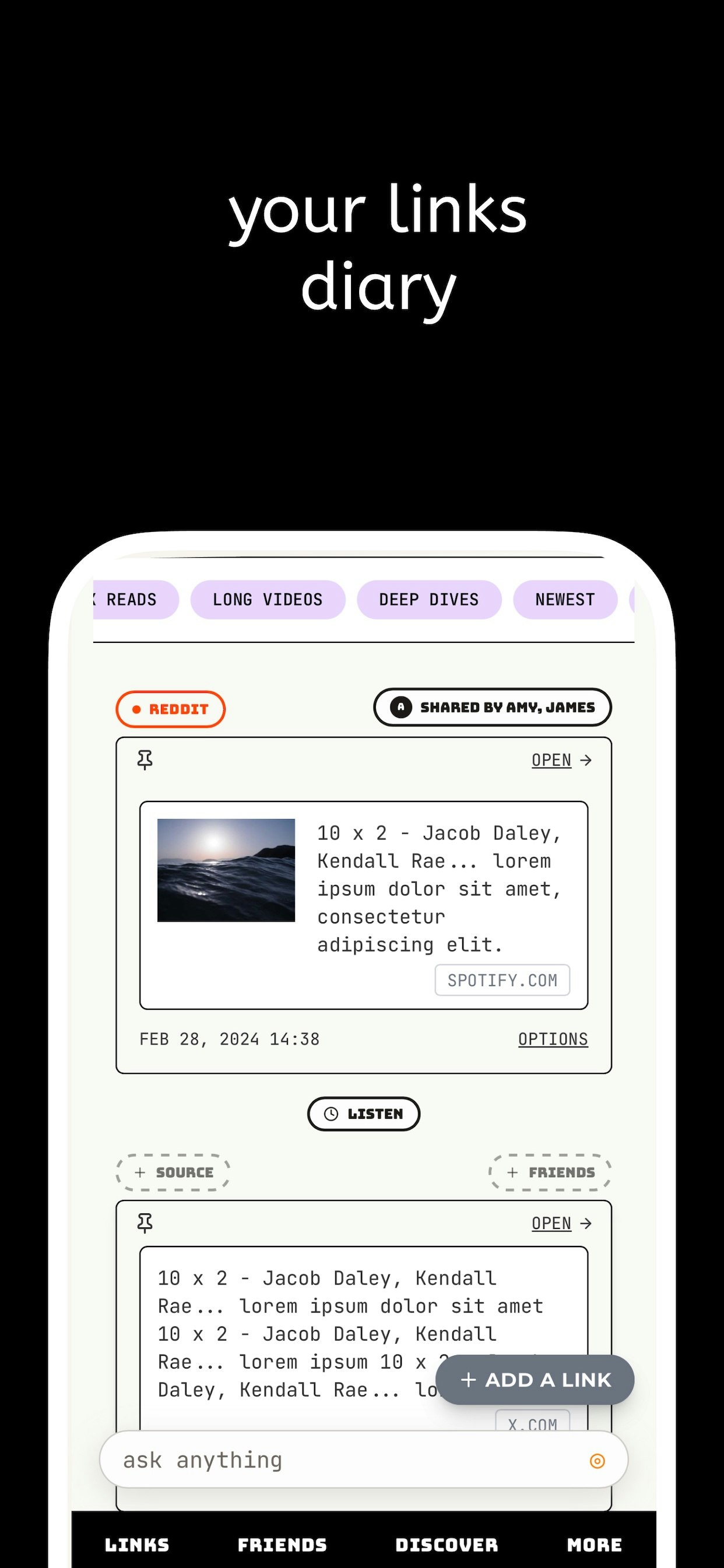 Eyeball — AI Links Tracker gallery image