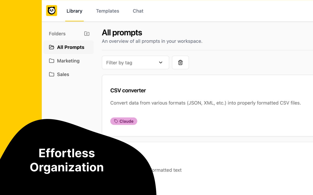 promptpanda.io - एआई-संचालित शीघ्र प्रबंधन के साथ फिर से एक संकेत न खोएं मीडिया 3