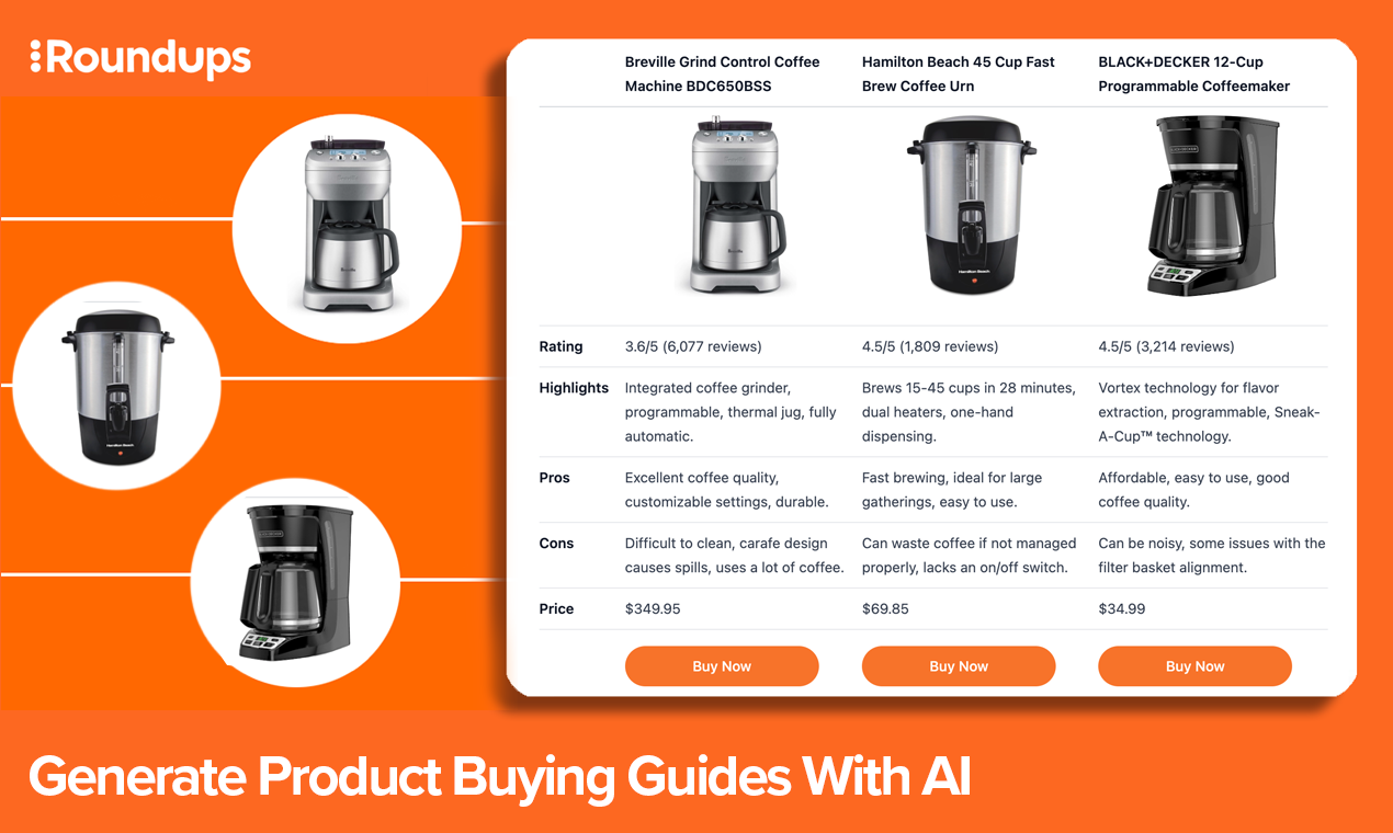 startuptile Roundups-Generate and monetize product buying guides