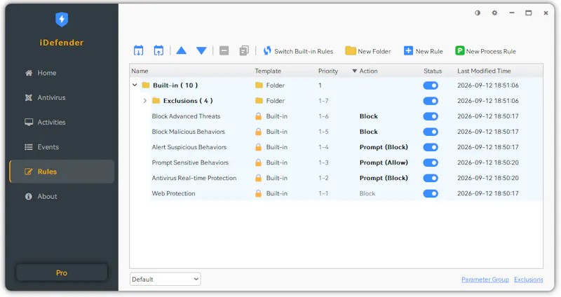 iDefender screenshot 2