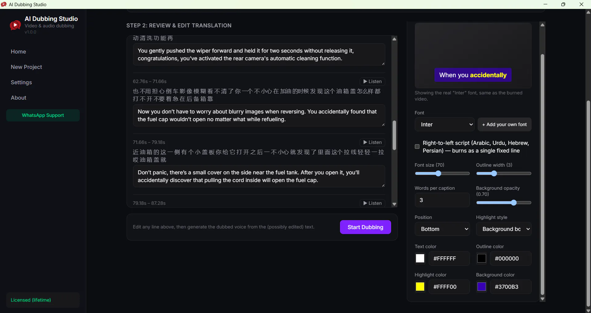 Ai Dubbing - Dub Video Into Any Language gallery image
