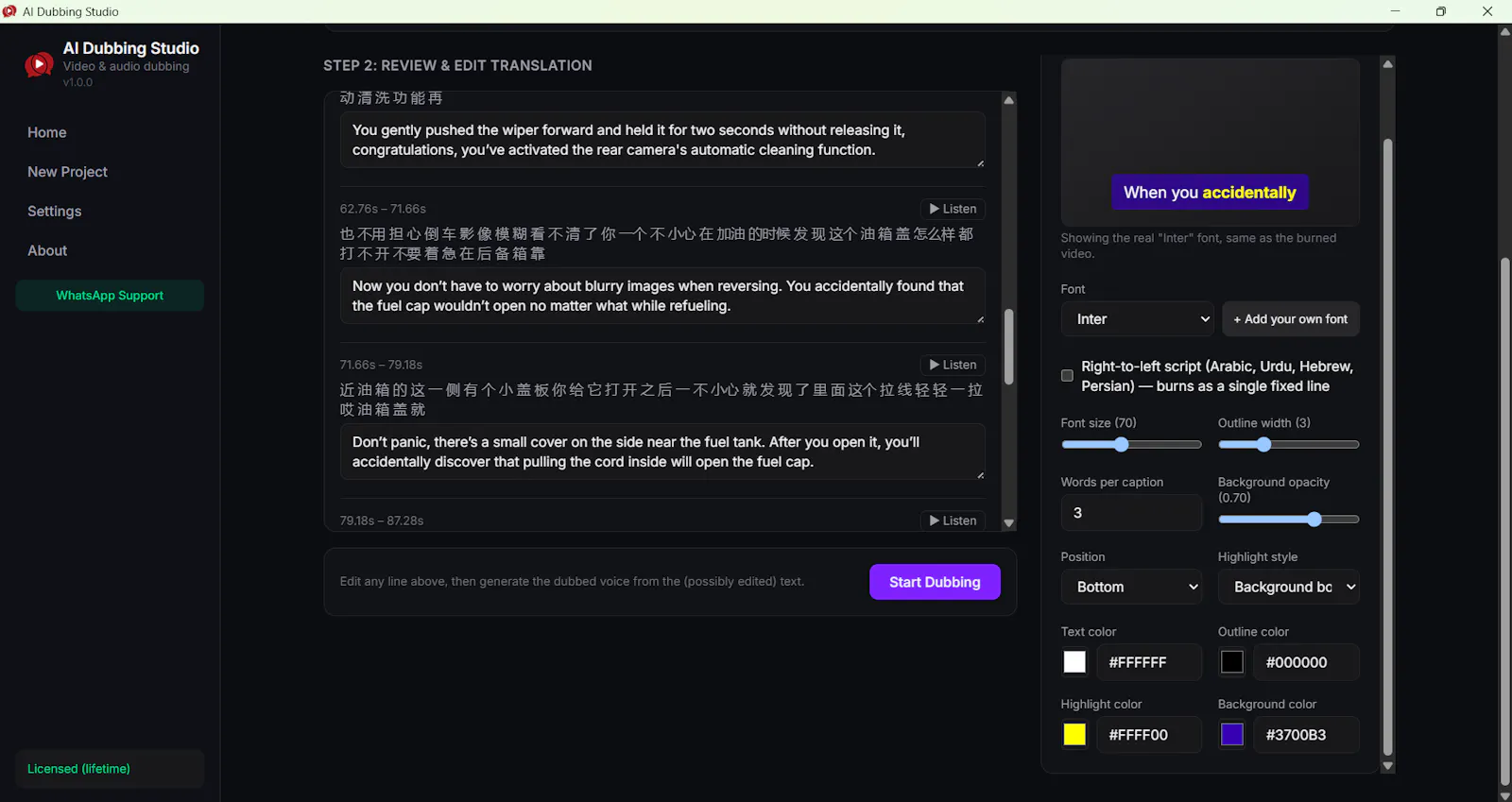 Ai Dubbing - Dub Video Into Any Language screenshot 3