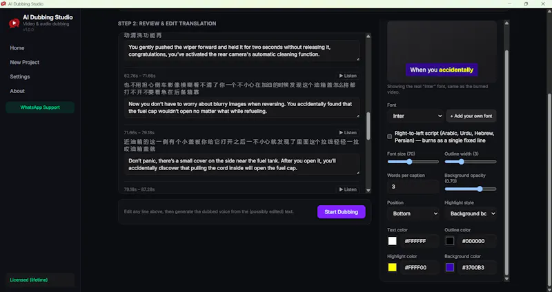 Ai Dubbing - Dub Video Into Any Language screenshot 3