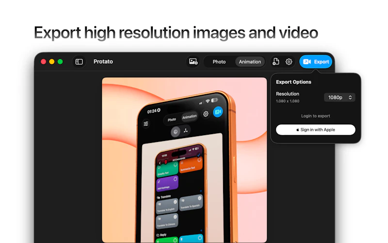 Protato 3D Mockup Generator screenshot 8