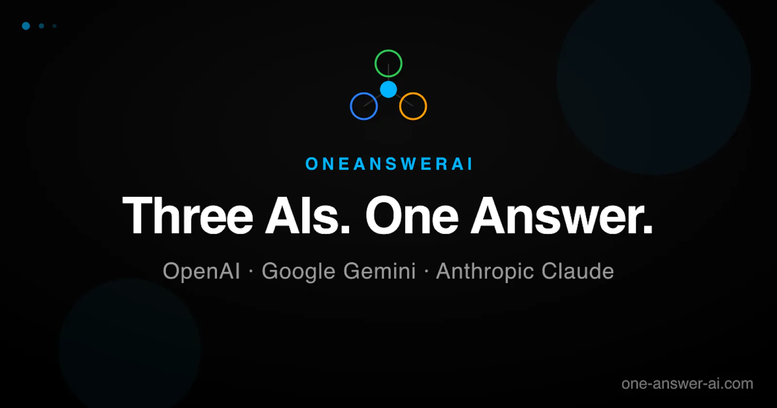 OneAnswerAI screenshot 1