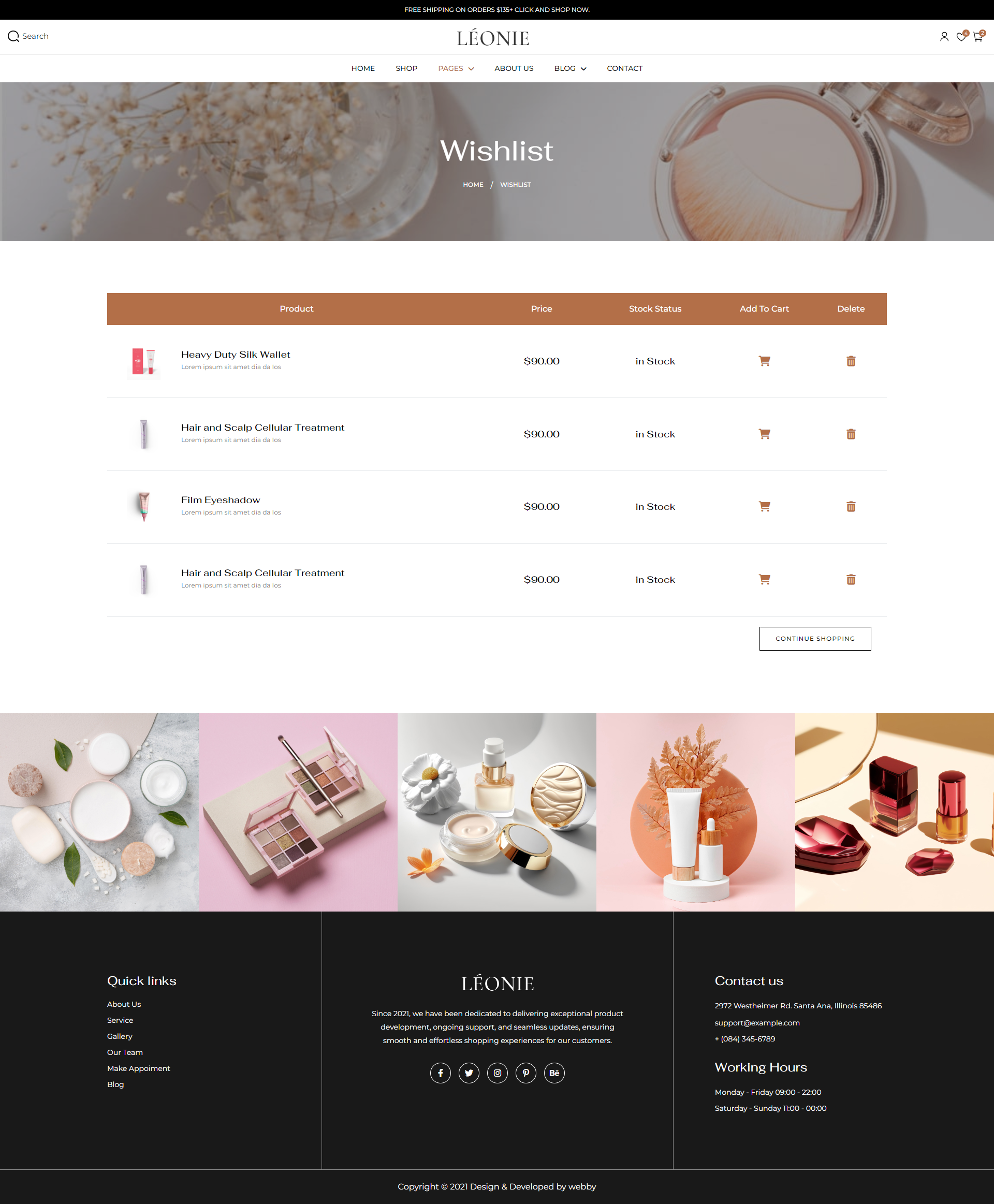 Leonie: Beauty Salon Website Template media 15