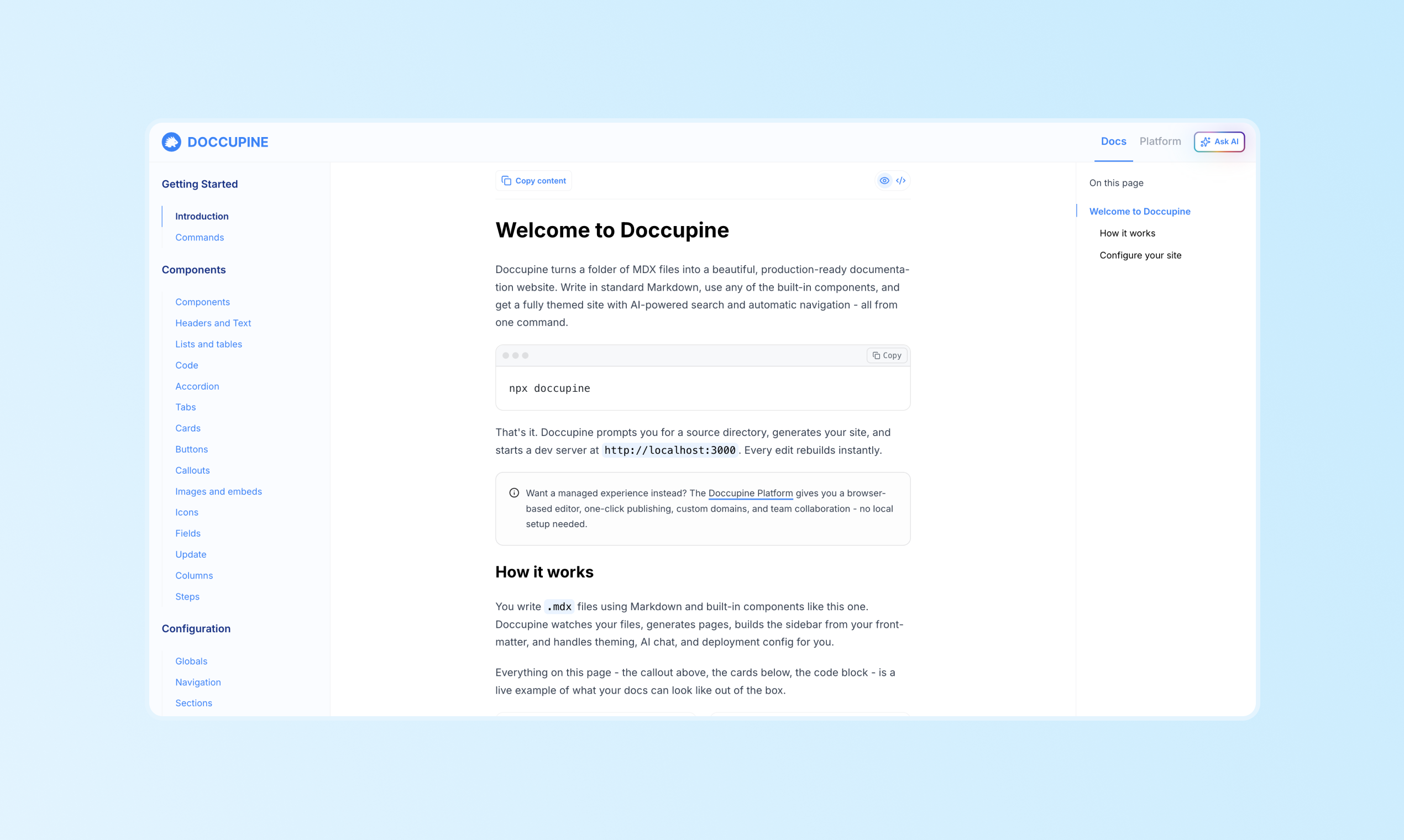 Doccupine gallery image