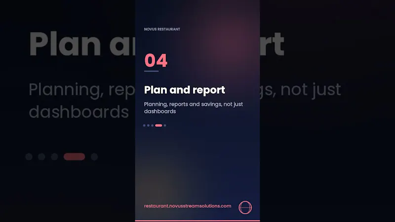 Novus Restaurant screenshot 1 (video preview)