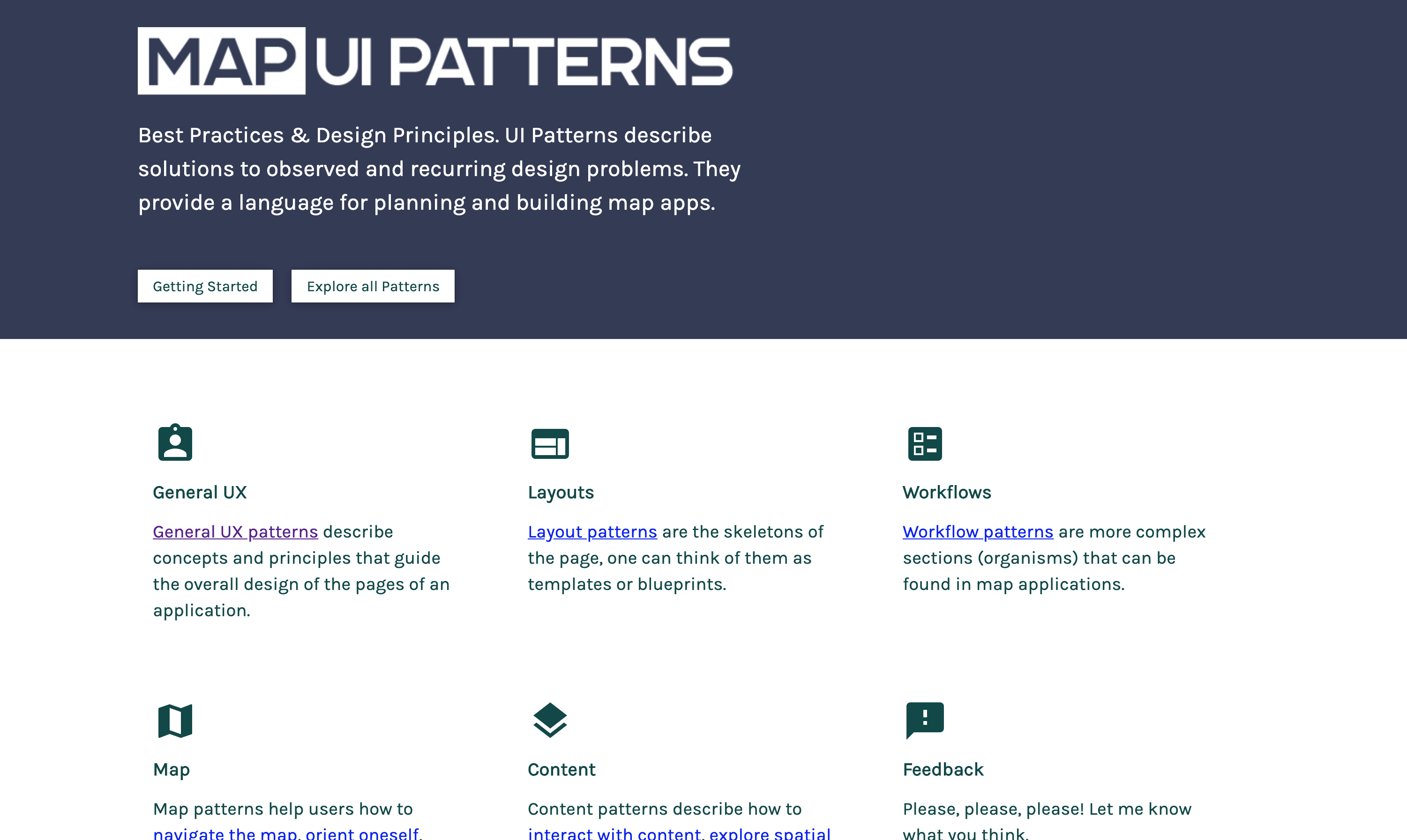 Map UI Patterns gallery image