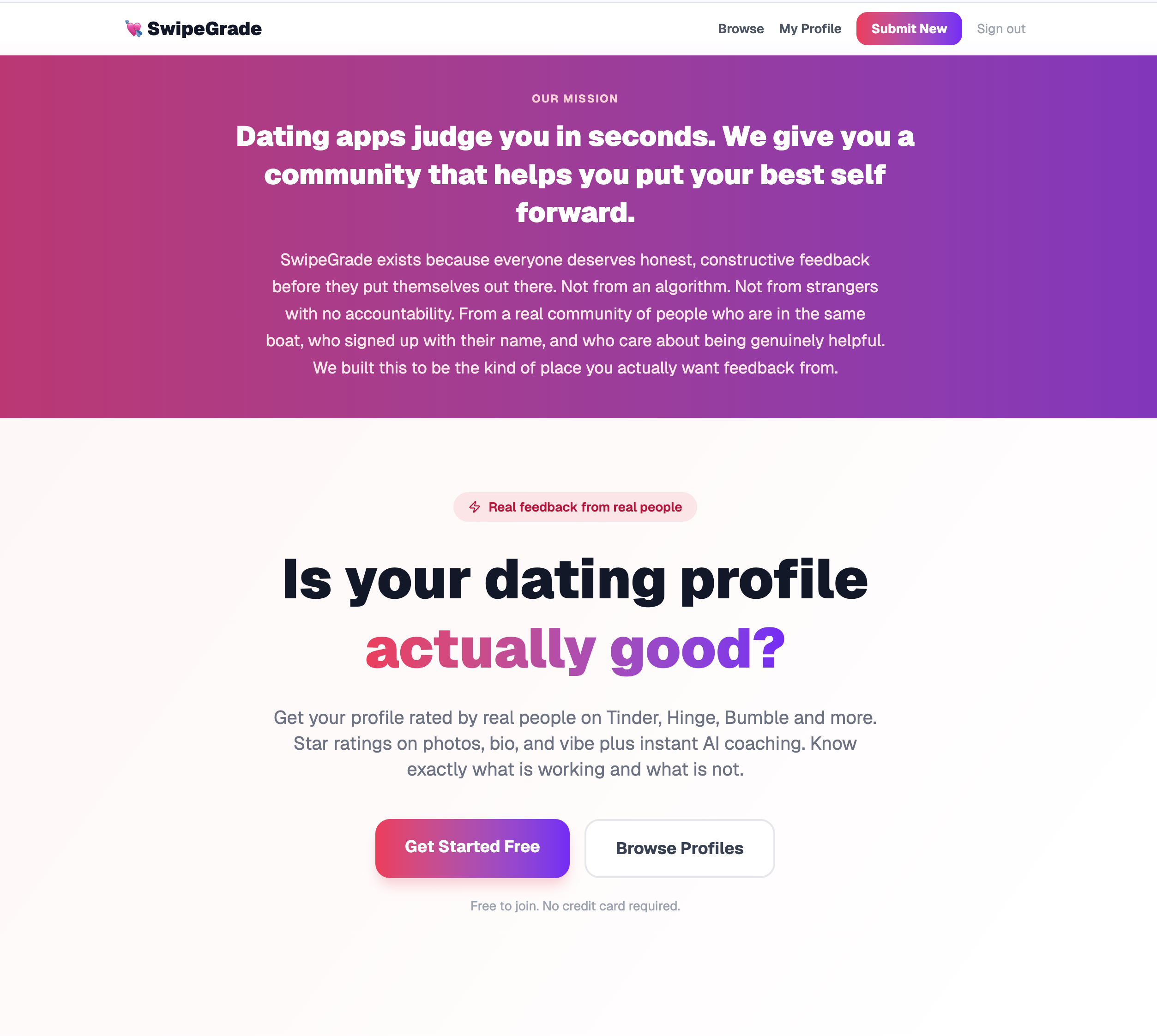 SwipeGrade gallery image