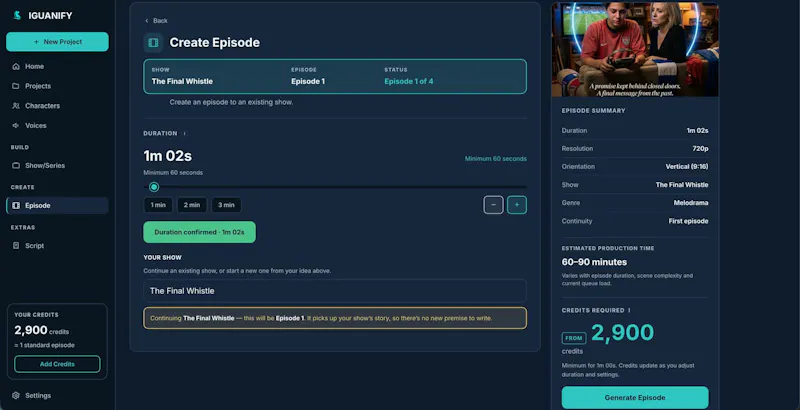 Iguanify — Your premise. Produced. screenshot 3