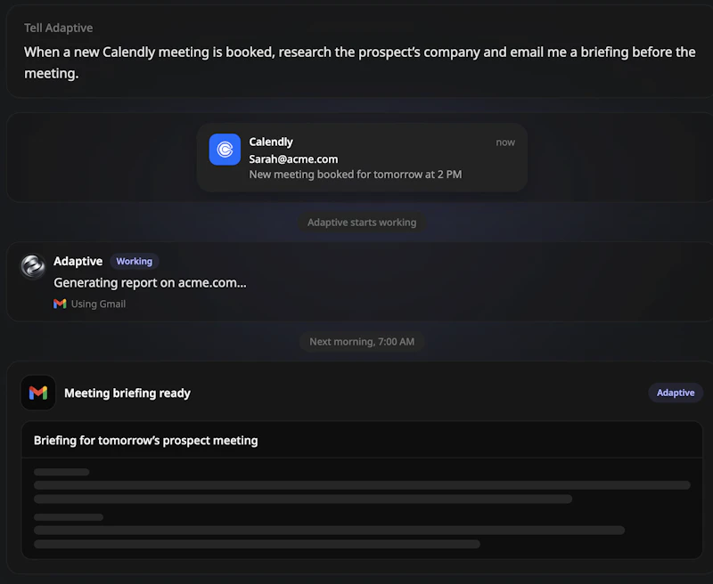 Triggered Agents by Adaptive screenshot 10