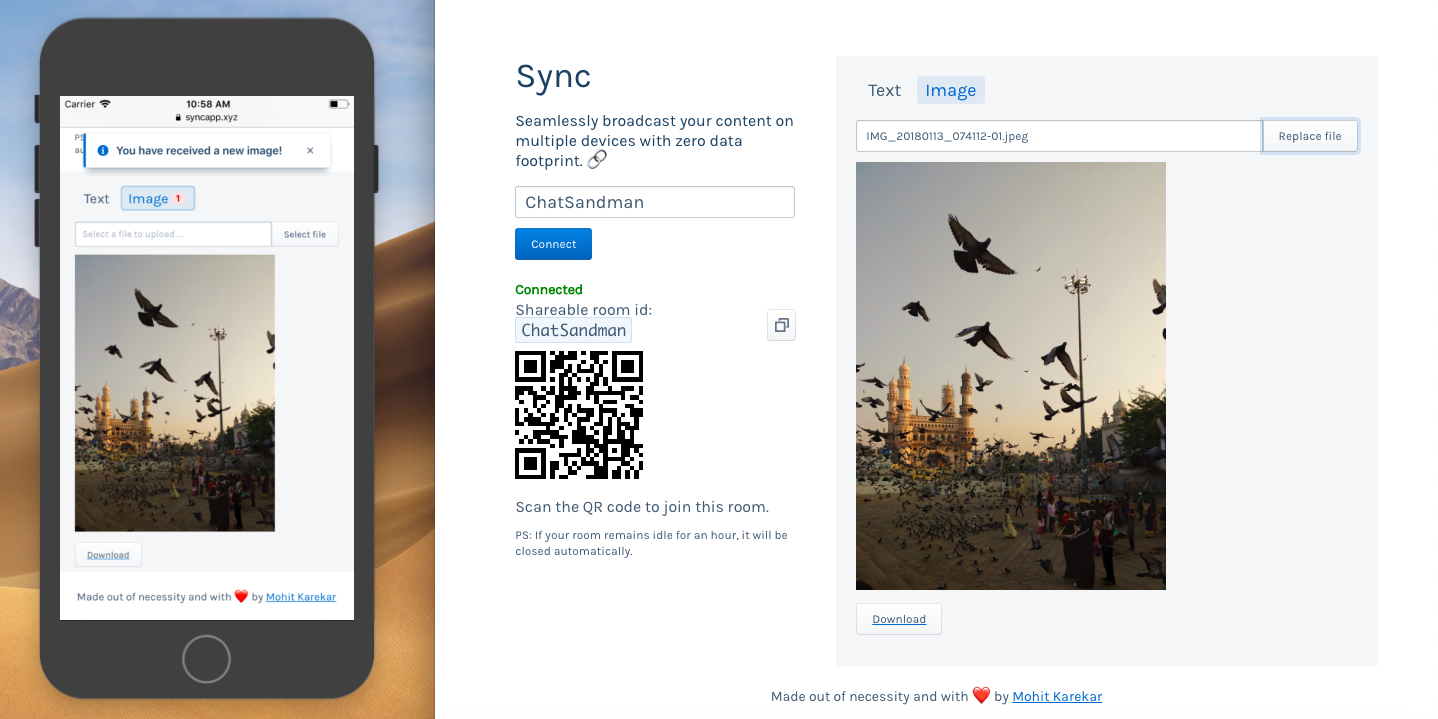 Sync Image