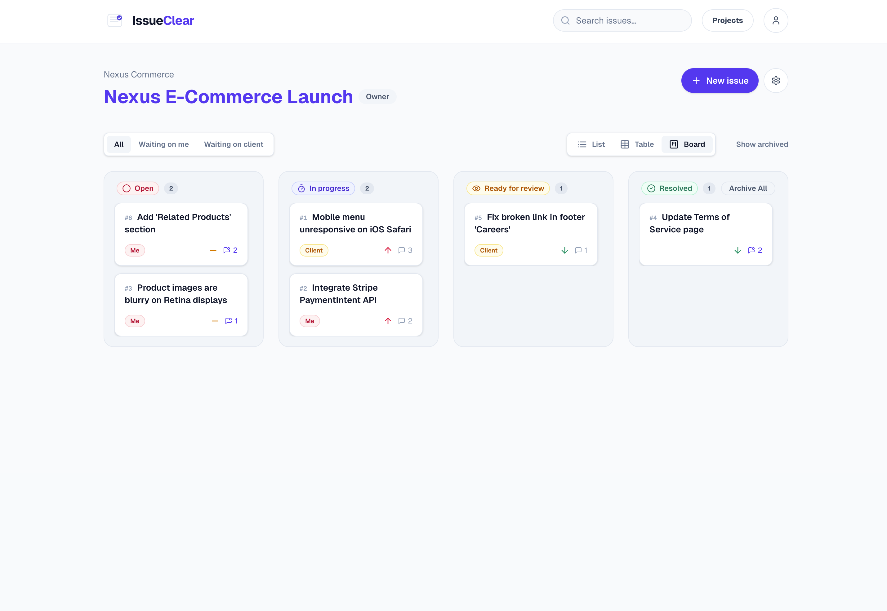 IssueClear gallery image