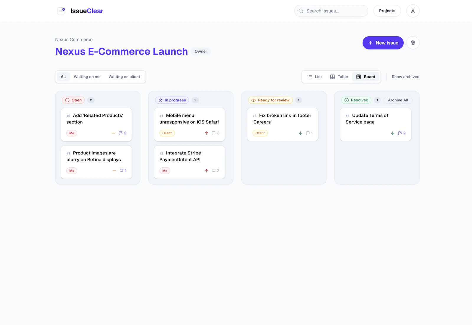 IssueClear screenshot 4
