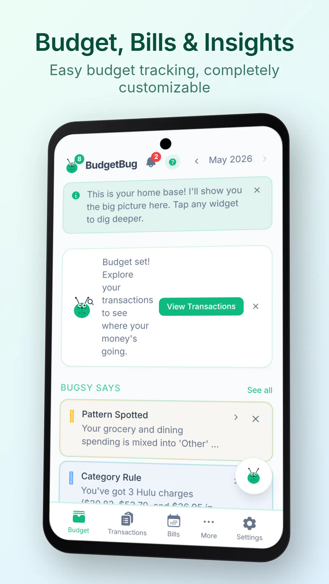 BudgetBug gallery image