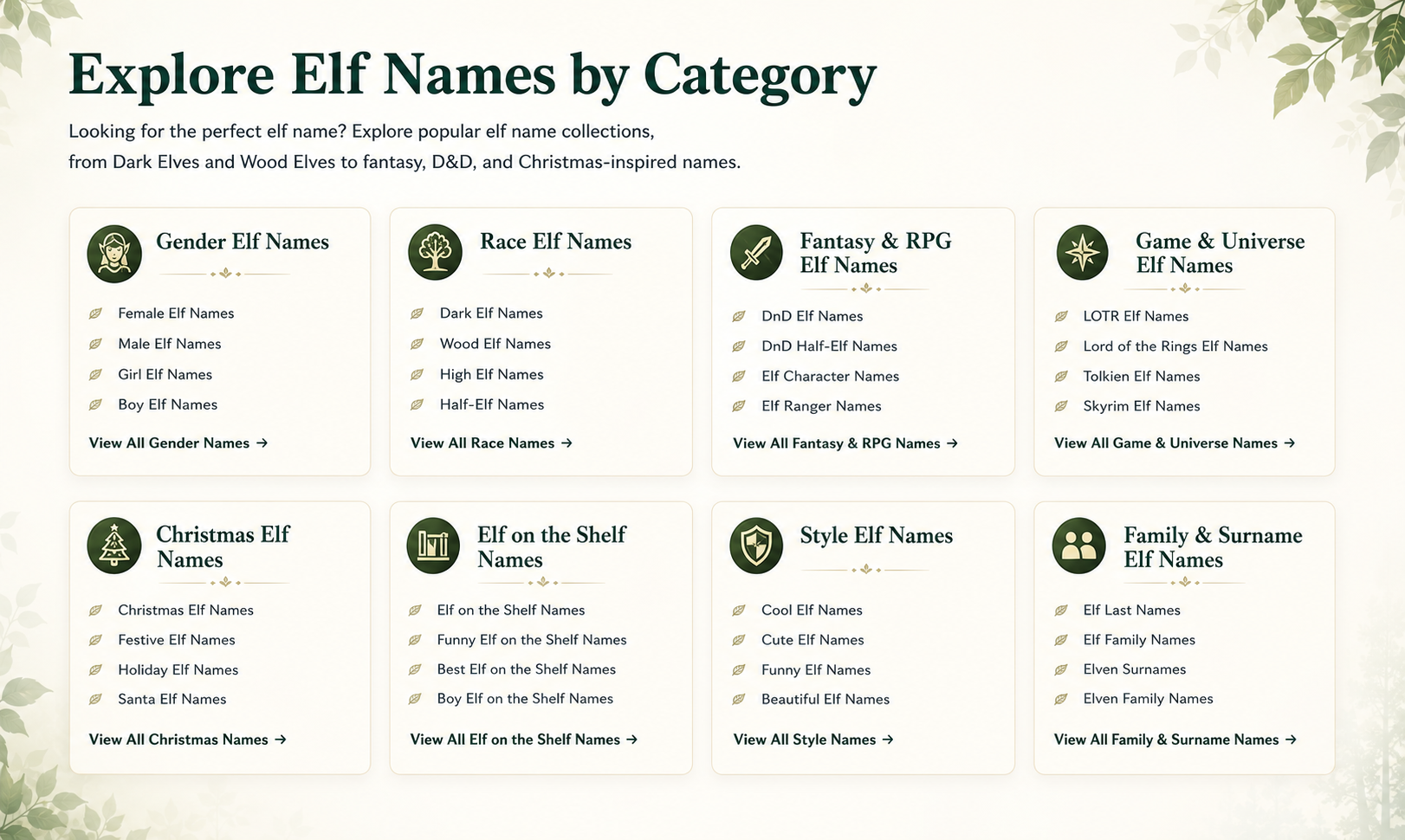 Elf Name Generator gallery image