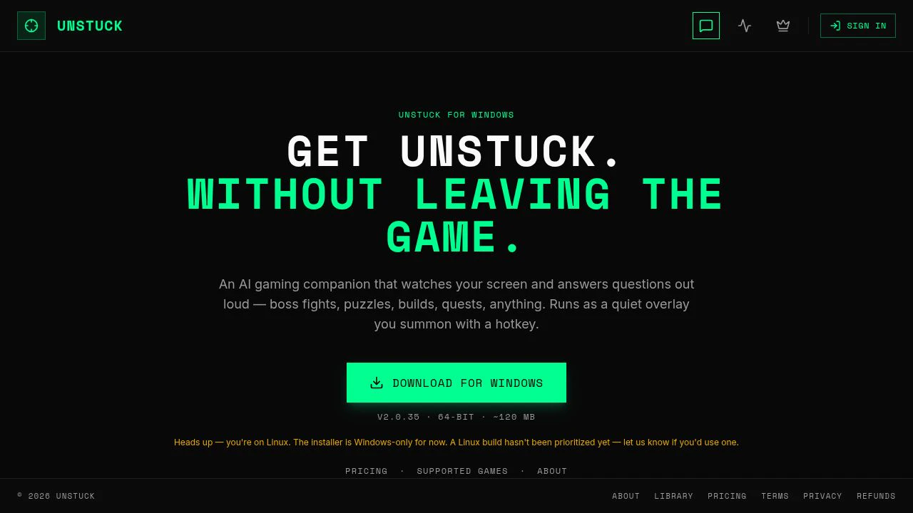 Unstuck screenshot 1