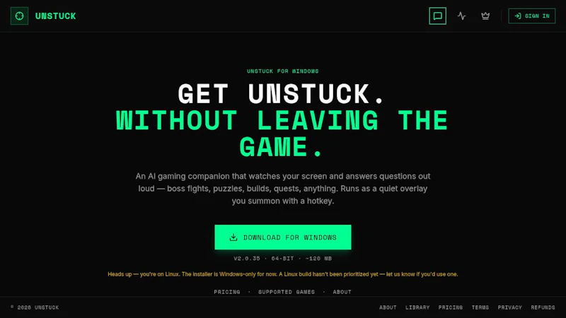 Unstuck screenshot 1
