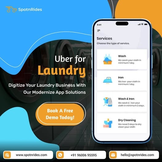 Média Uber for laundry app - uber for laundry app 2