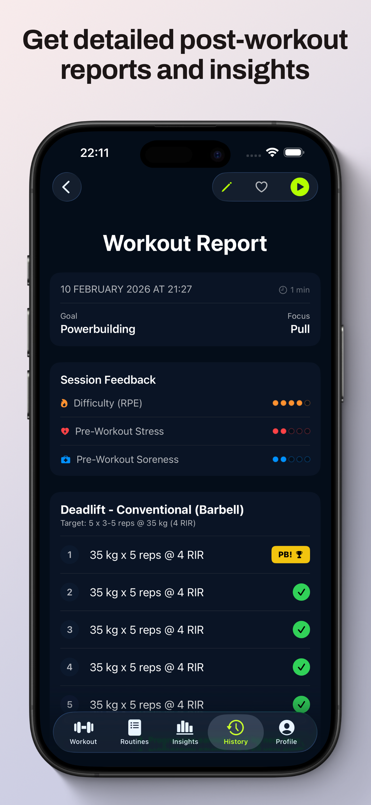 Flux : AI Workout Planner & Tracker gallery image