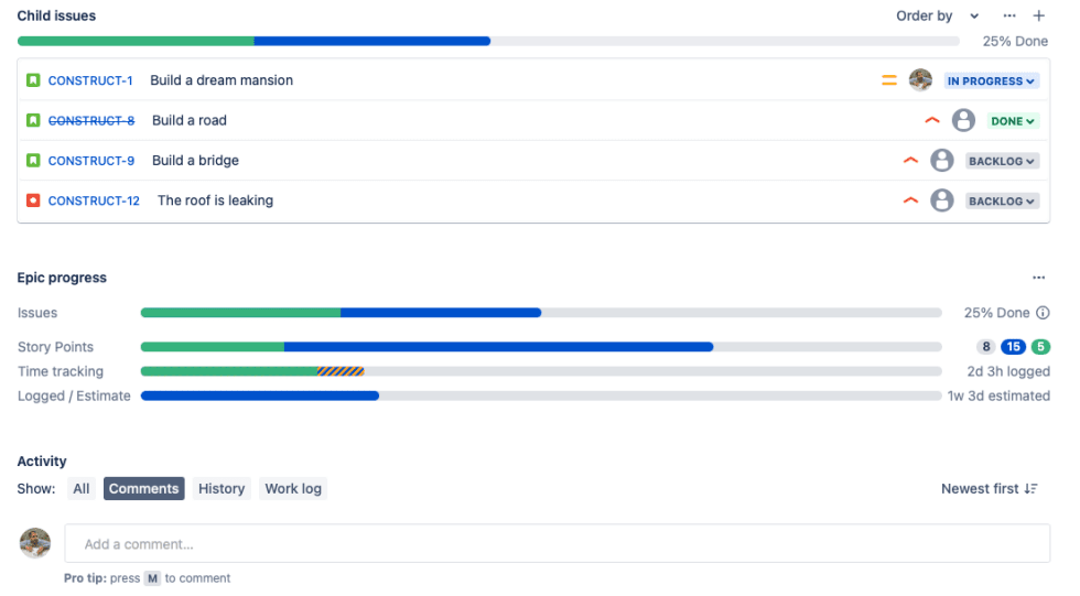 Mídia 3 de Navegação subtarefas para jira - Aprimore a eficiência do gerenciamento de subtarefas da JIRA com nosso aplicativo