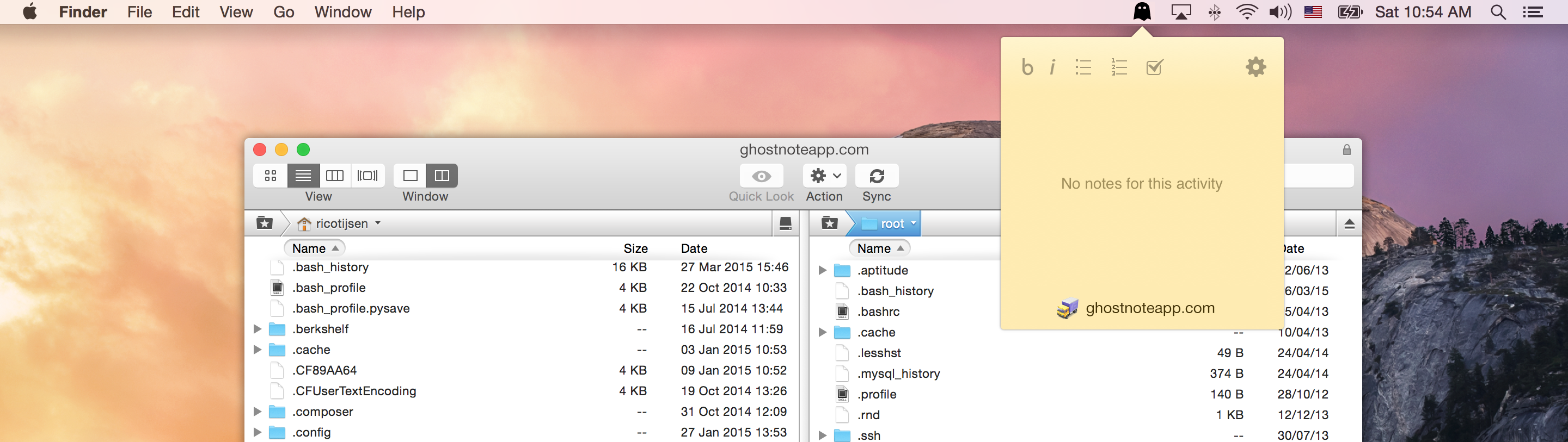 ghostnote osx