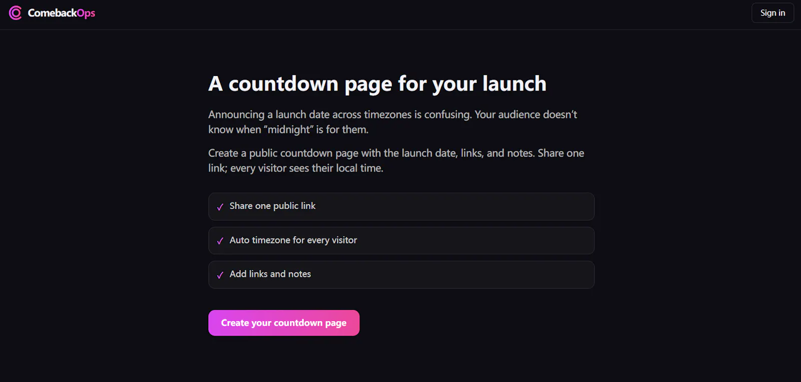 ComebackOps screenshot 4