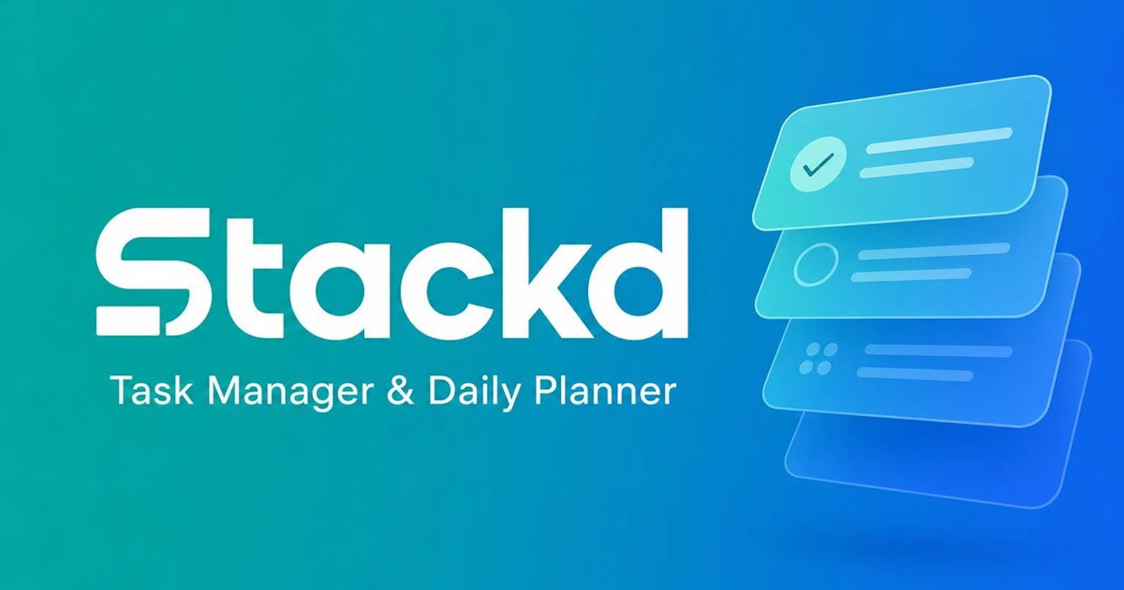 Stackd: Daily Planner App & Task Manager screenshot 1