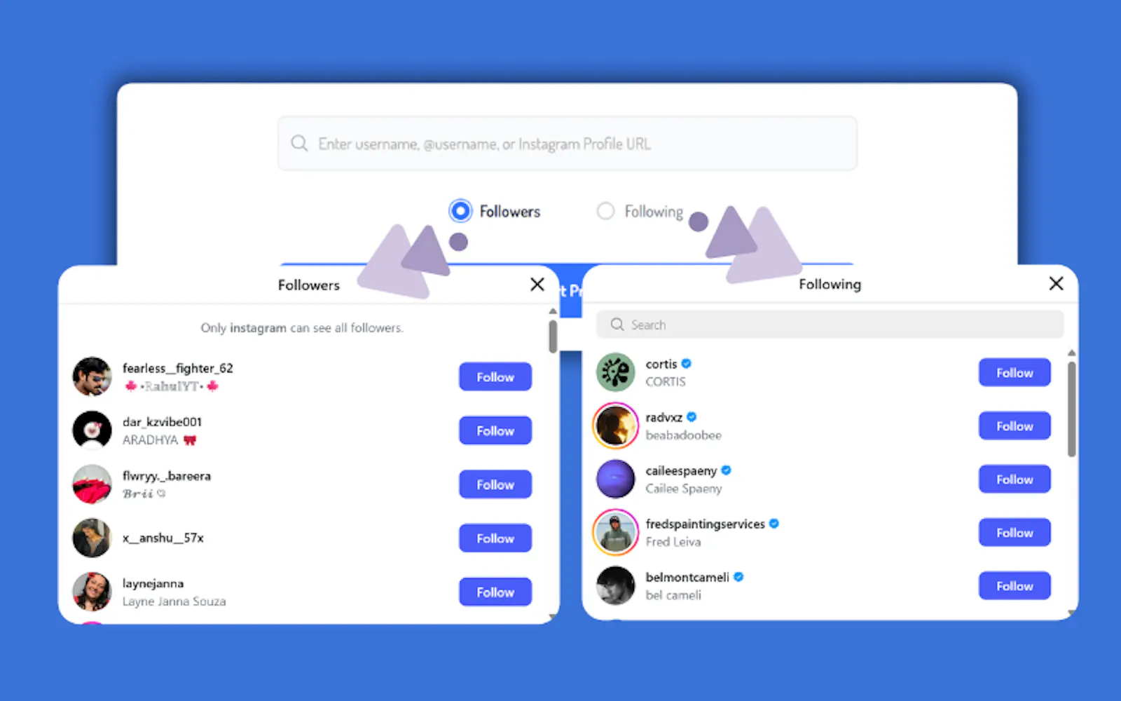 IG Follower Export Tool screenshot 2