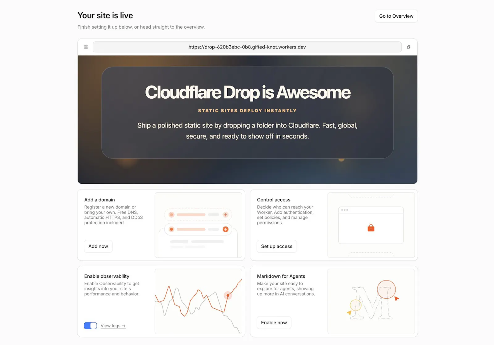 Cloudflare Drop screenshot 3