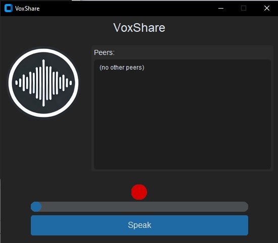 Voxshare - Voxshare-Multicast Push-to-Talk Audio-app met GUI (Python) media 1