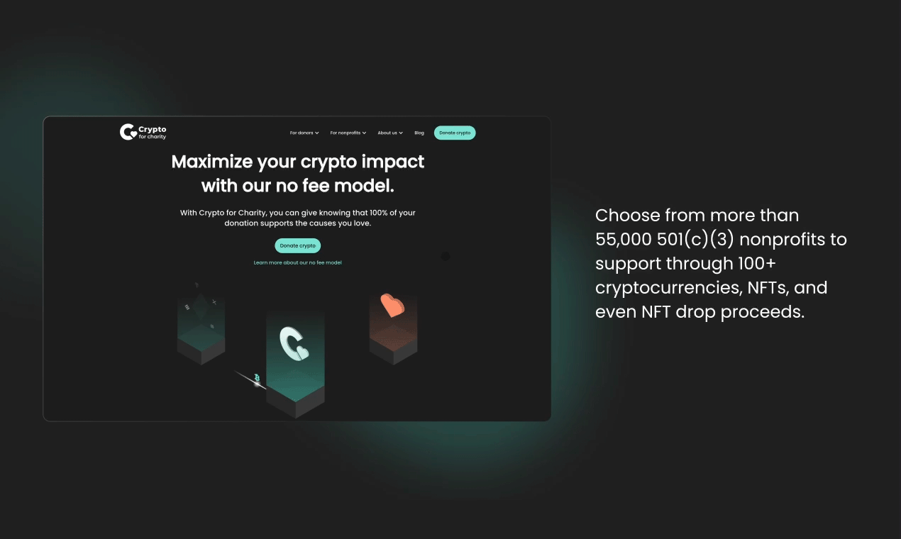 Crypto voor liefdadigheid - Doneer cryptocurrencies en NFT's aan een goed doel zonder kosten media 2