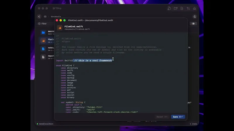 SFTPro screenshot 1 (video preview)