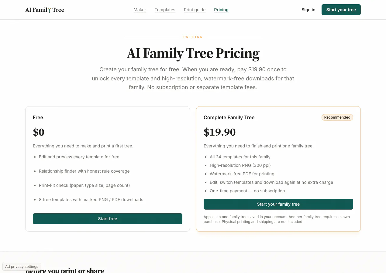 AI Family Tree gallery image