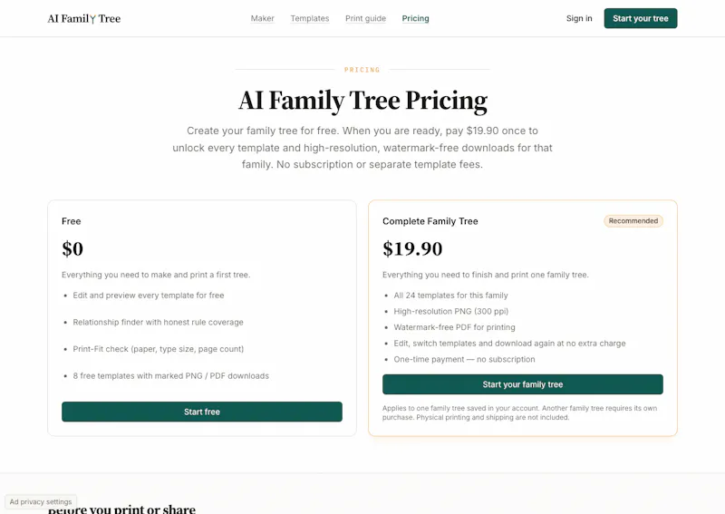 AI Family Tree screenshot 3
