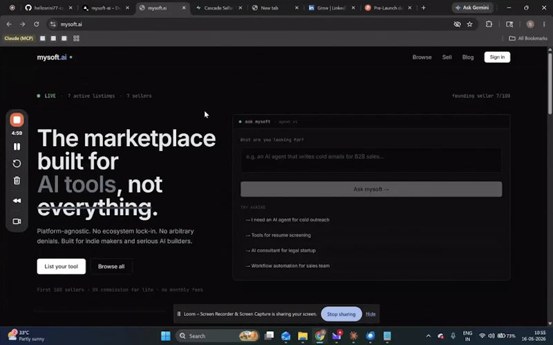 mysoft.ai screenshot 1 (video preview)