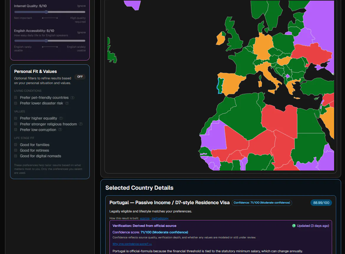 GRIA - Global Relocation Insight App gallery image